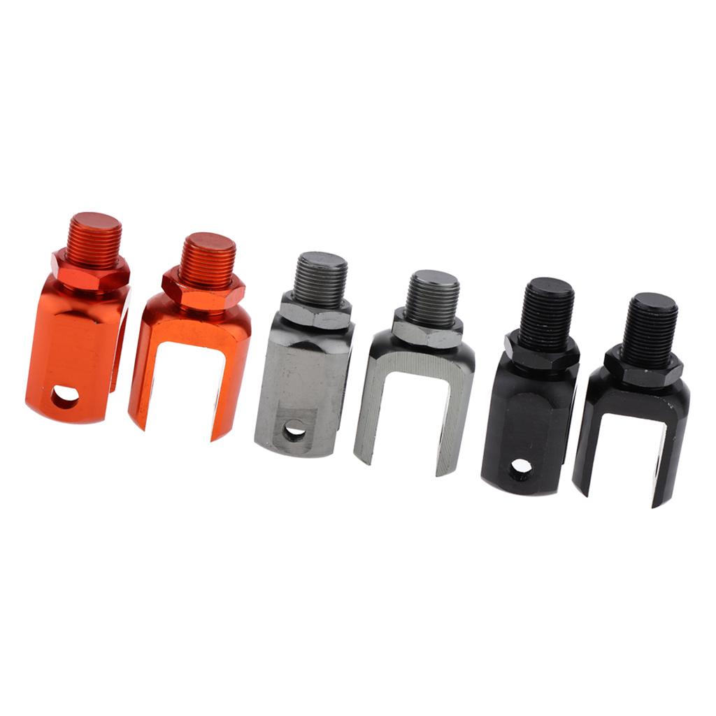 SKAIFALL® Universal U Fork End Motorcycle Scooter Shock Absorber Accessories Black