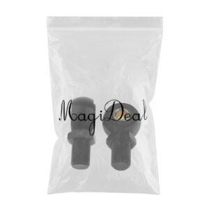 SKAIFALL® One Pair Eye Adapter Eye End For Motorcycle Scooter Shock Absorber Black