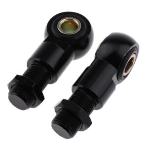 SKAIFALL® 2Pcs Eye Adapters For Motorcycle Scooter Shock Absorber - Black 10Mm