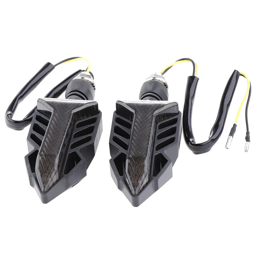 SKAIFALL® Flowing Water Running Lamp Turn Signal Light For Motorcycle Black + Red - Image 2