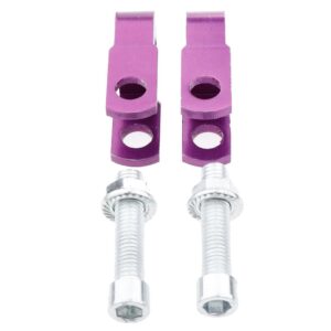 SKAIFALL® 1 Pair Motorcycle Thicken Pad Shock Absorbers For Height Extension Purple