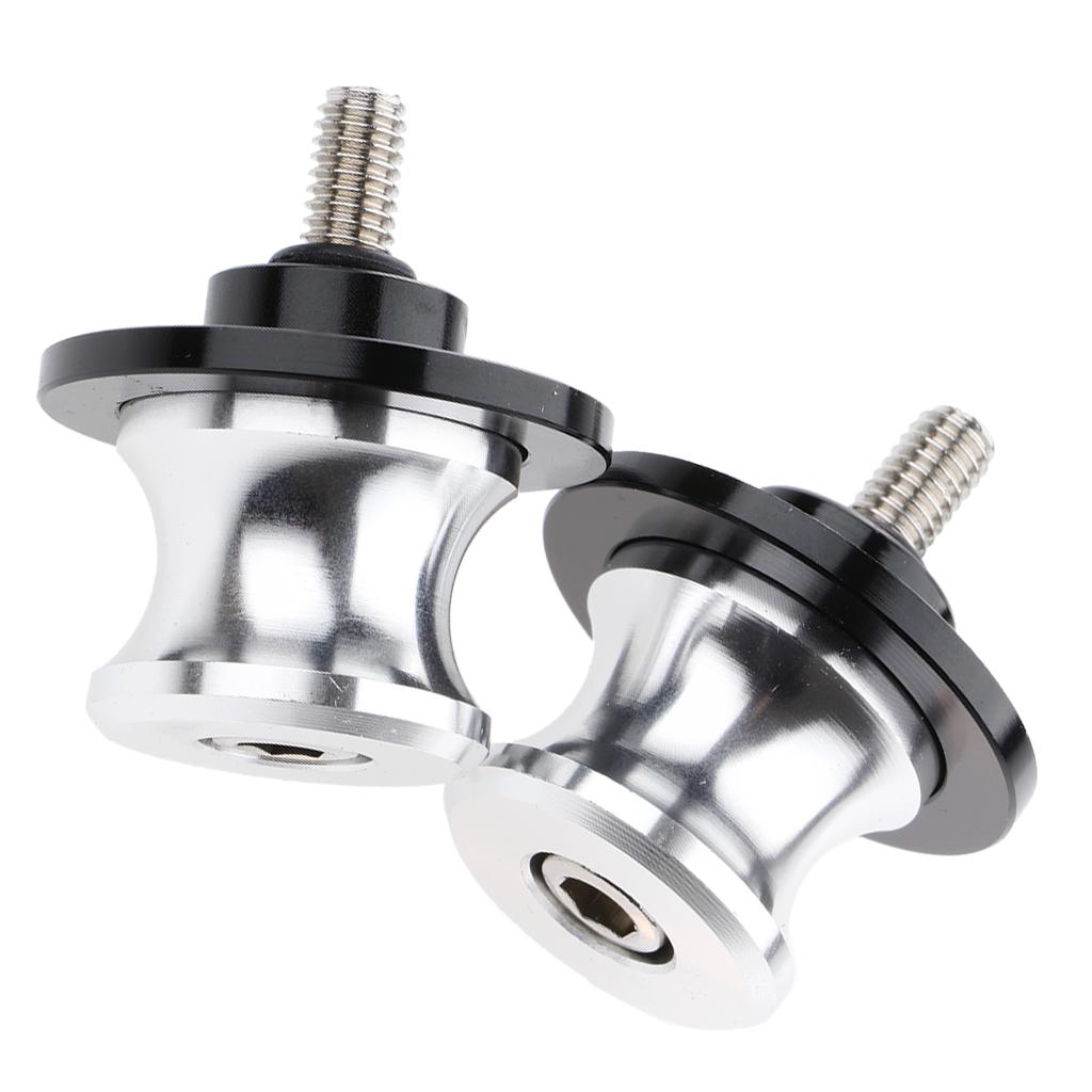 SKAIFALL® 2Pcs Universal Frame Stand Screw Swing Arm Spools Slider 6Mm Silver