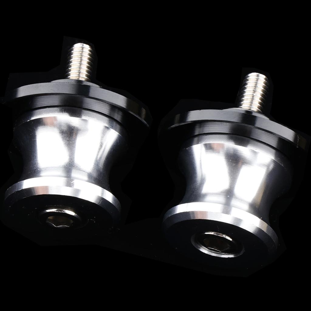 SKAIFALL® 2Pcs Universal Frame Stand Screw Swing Arm Spools Slider 6Mm Silver - Image 3