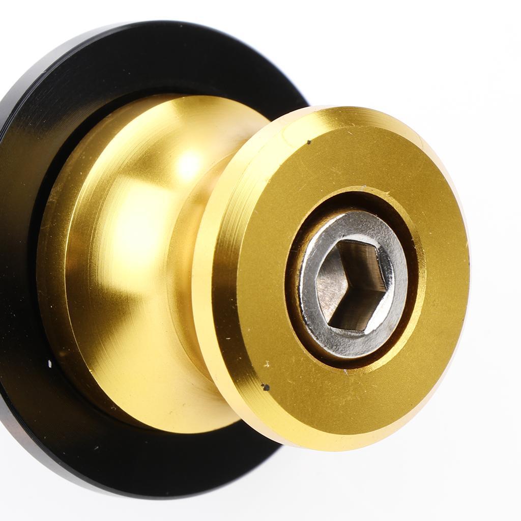 SKAIFALL® 2Pcs Universal Frame Stand Screw Swing Arm Spools Slider 8Mm Golden - Image 2