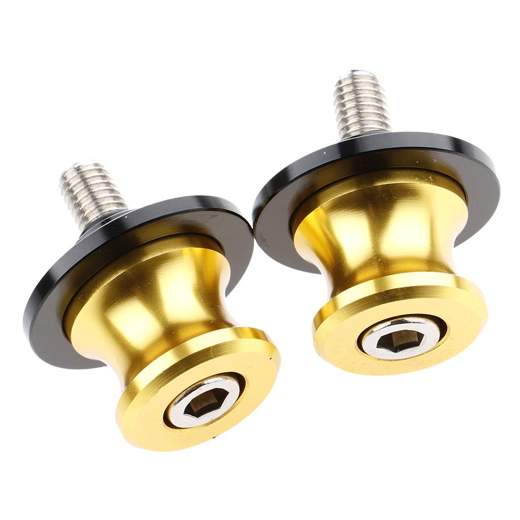 SKAIFALL® 2Pcs Universal Frame Stand Screw Swing Arm Spools Slider 8Mm Golden - Image 3
