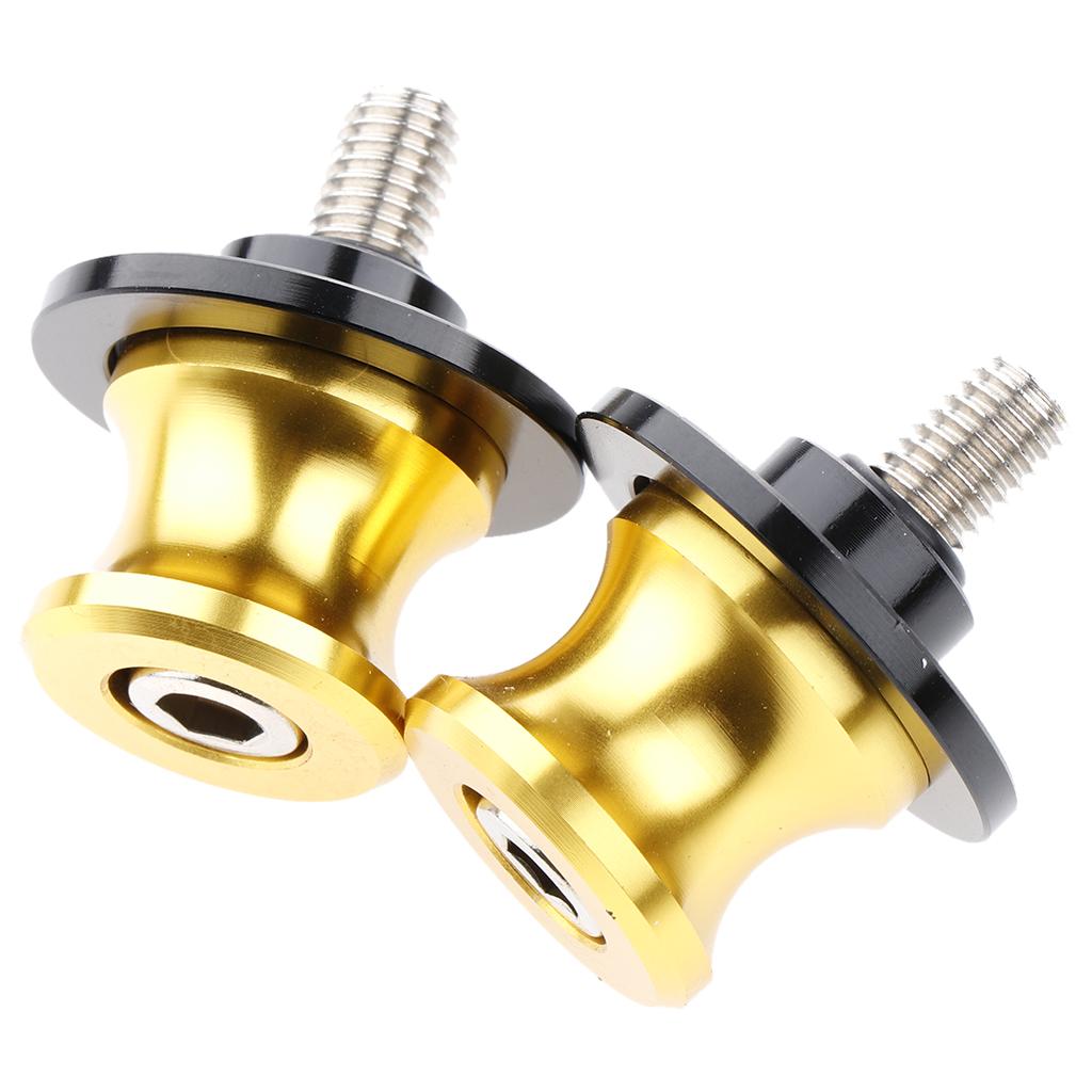 SKAIFALL® 2Pcs Universal Frame Stand Screw Swing Arm Spools Slider 8Mm Golden - Image 4