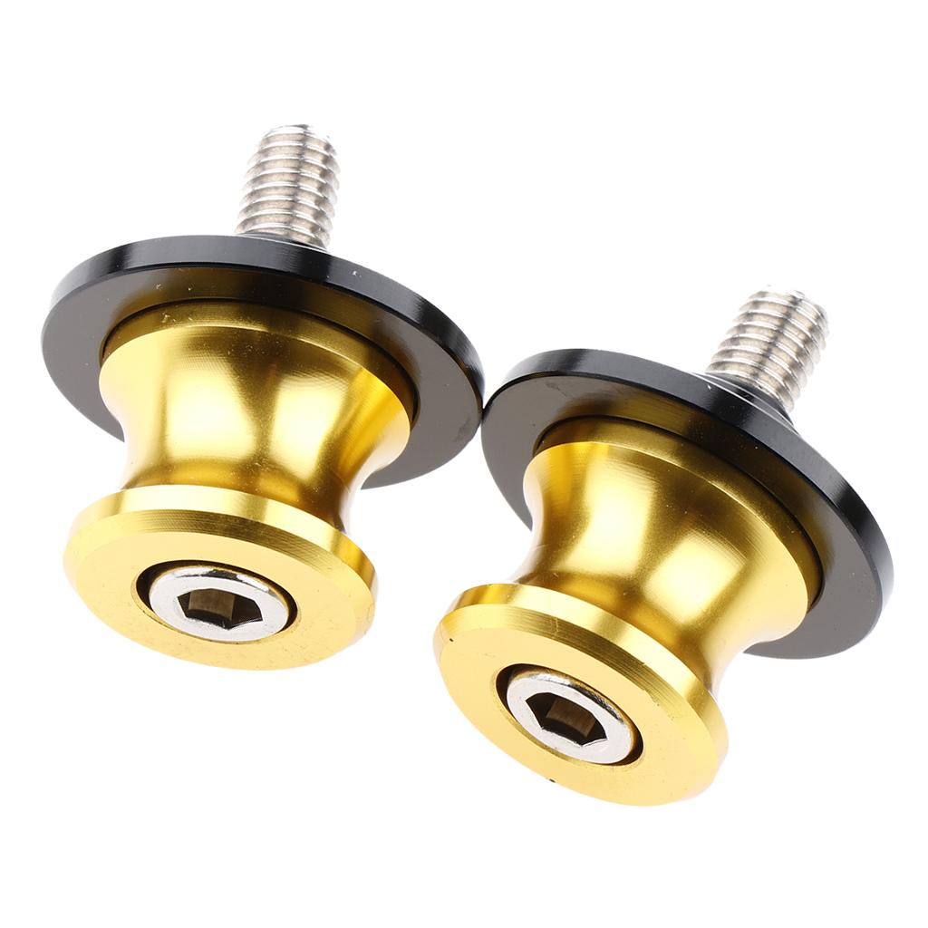 SKAIFALL® 2Pcs Universal Frame Stand Screw Swing Arm Spools Slider 8Mm Golden - Image 5