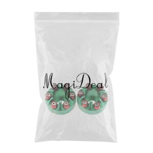 SKAIFALL® 2X Anti Fall Motorcycle Scooter Front Fork Wheel Drop Resistance Cup Green