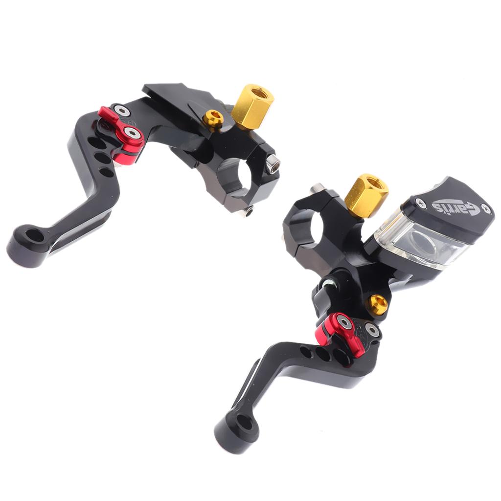 SKAIFALL® Adjustable Folding Motorcycle Extendable Brake Clutch Levers Black - Image 3