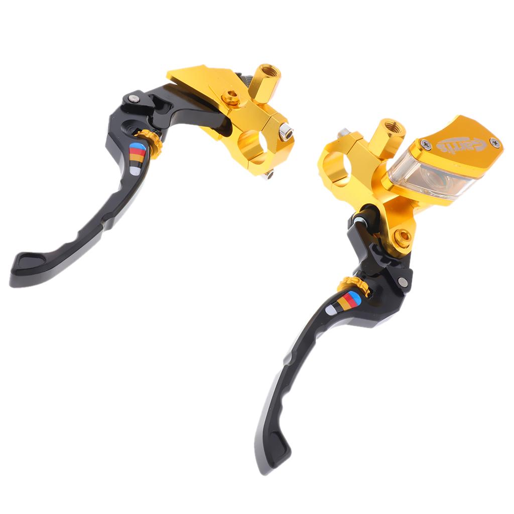 SKAIFALL® Foldable Motorcycle Brake Clutch Levers Golden - Image 3