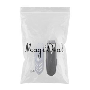 SKAIFALL® 2 Pcs Motorcycle Front Fender Mudguard Wheel Splash Guard Black + White