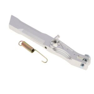 SKAIFALL® Aluminium Alloy Motorcycle Side Stand Kick Stand For Bws Replacement Silver