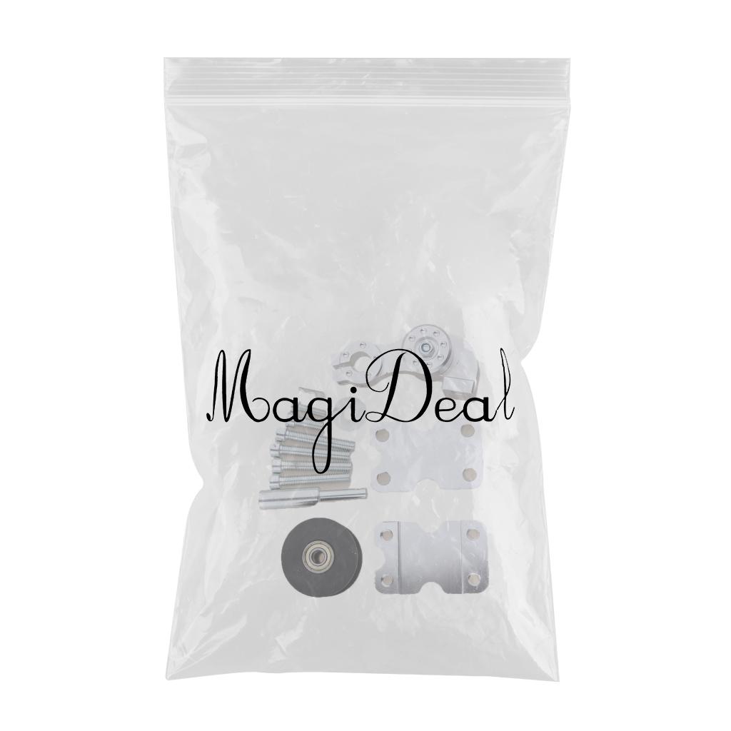 SKAIFALL® Portable Aluminum Motorcycle Adjuster Chain Tensioner Bolt On Roller Silver - Image 2