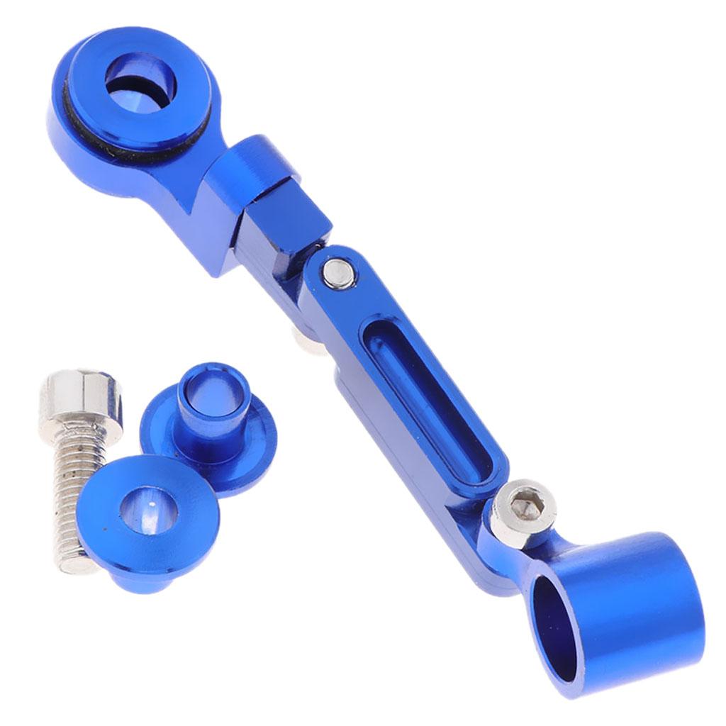 SKAIFALL® Universal Motorcycle Brake Master Fluid Reservoir Oil Cup Bracket Blue - Image 5