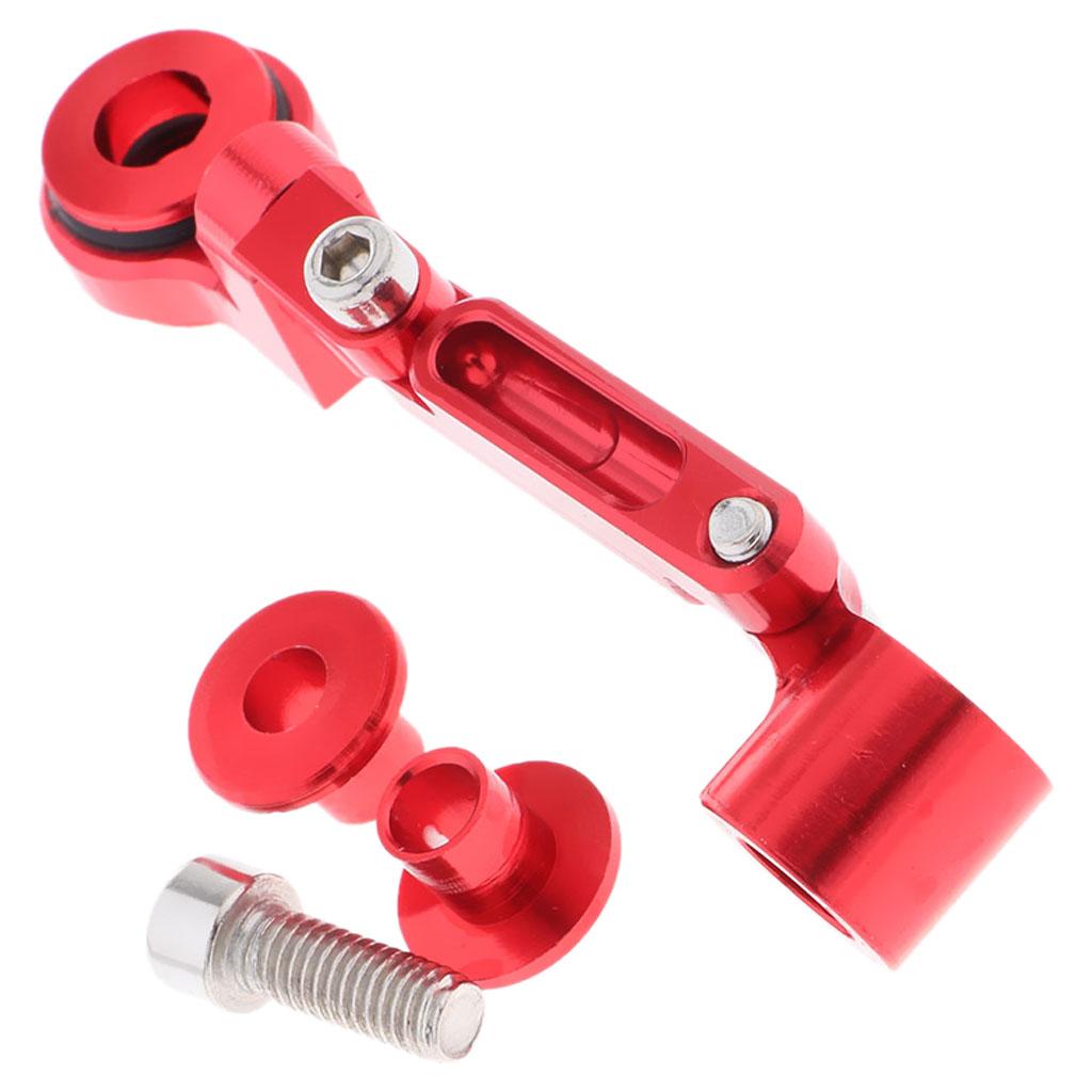 SKAIFALL® Universal Motorcycle Brake Master Fluid Reservoir Oil Cup Bracket Red - Image 2
