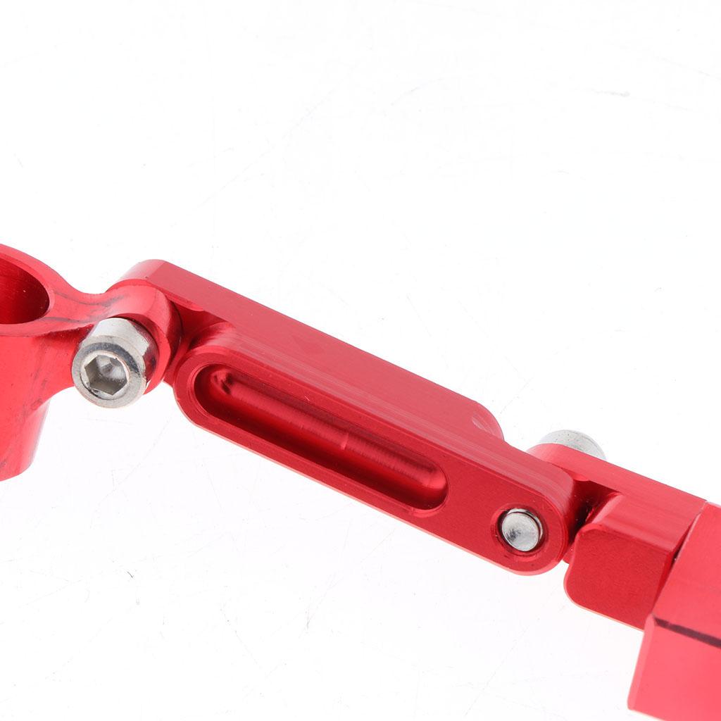SKAIFALL® Universal Motorcycle Brake Master Fluid Reservoir Oil Cup Bracket Red - Image 3
