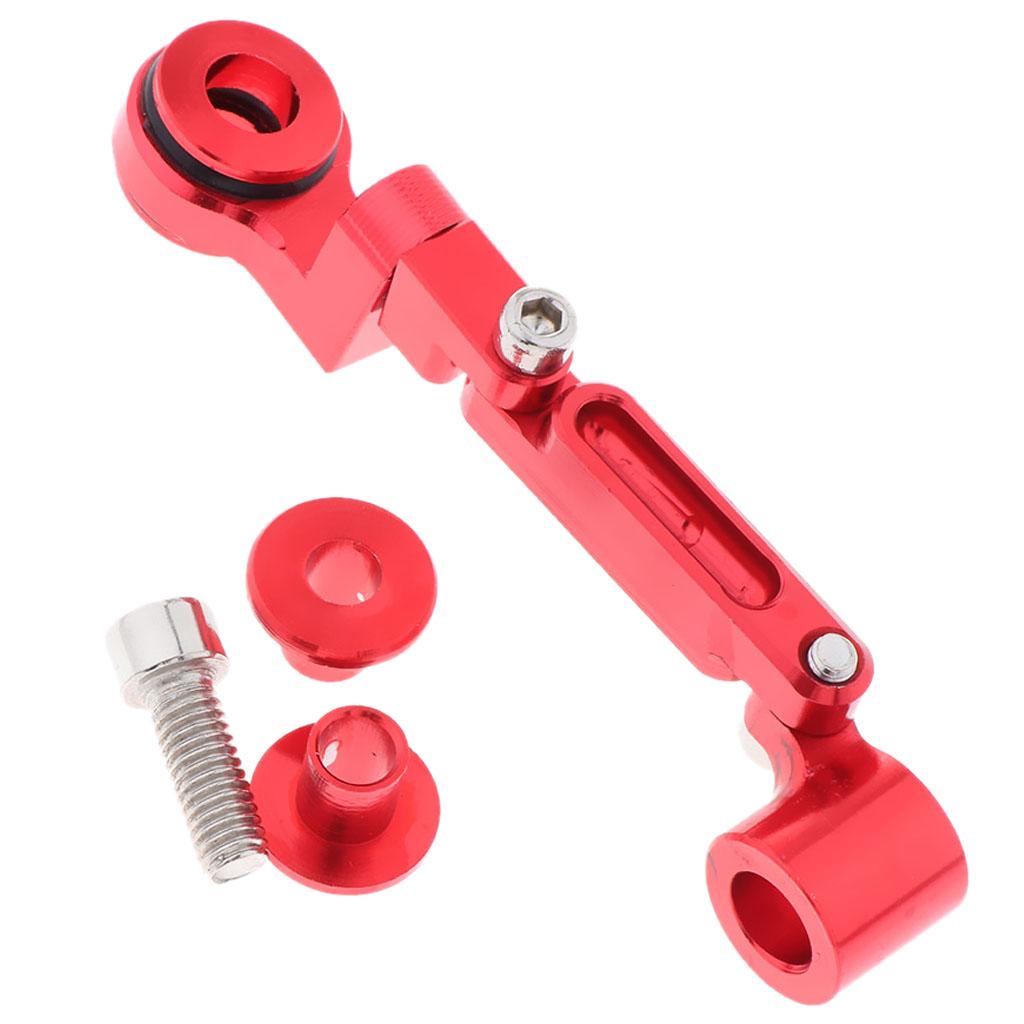 SKAIFALL® Universal Motorcycle Brake Master Fluid Reservoir Oil Cup Bracket Red - Image 4