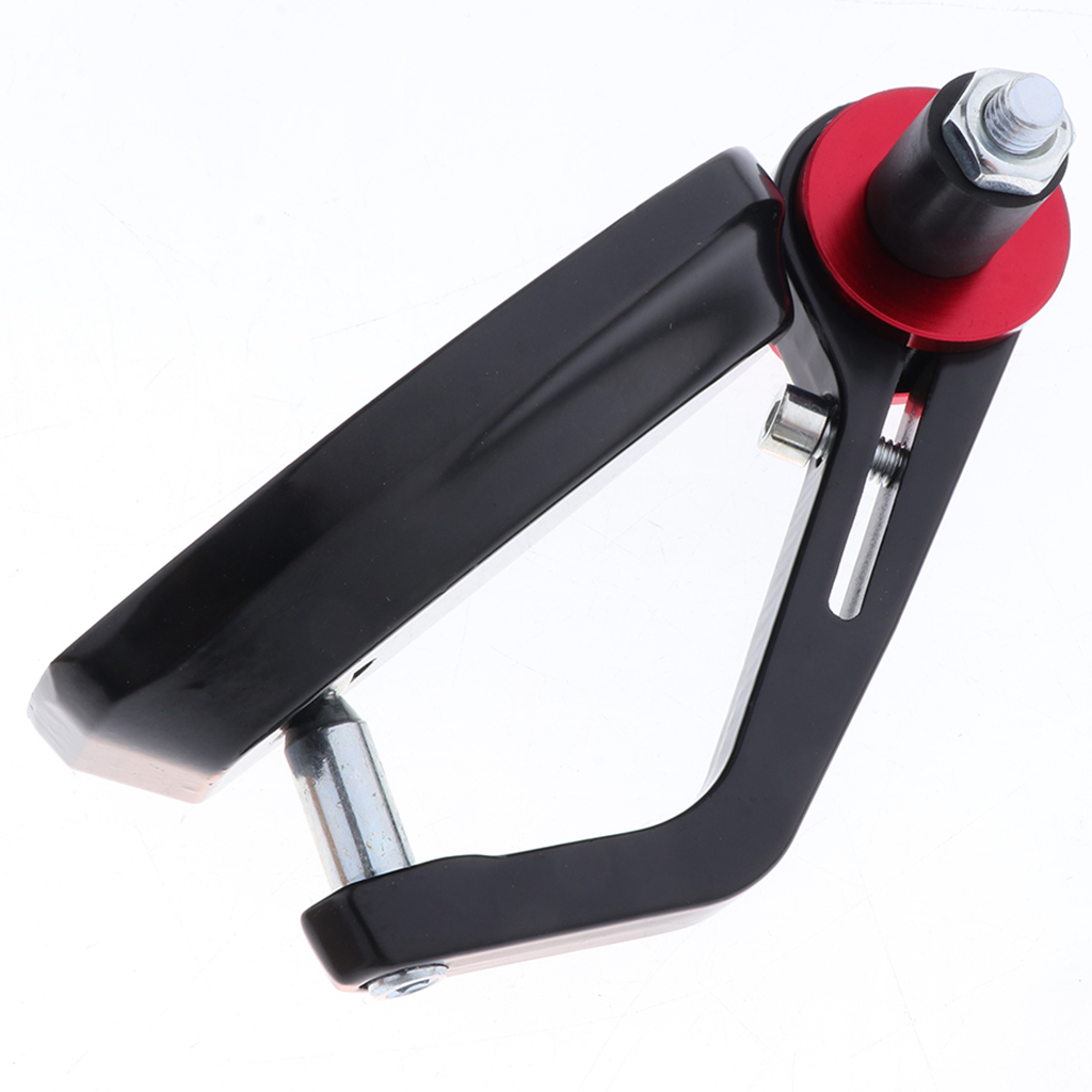 SKAIFALL® Cnc Alloy Side Rear View Race Mirrors For Motorbikes Scooters Red + Black