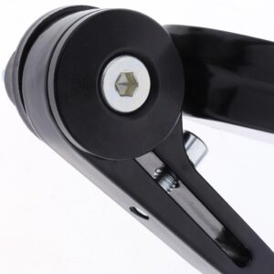 SKAIFALL® Cnc Alloy Side Rear View Race Mirrors For Motorbikes Scooters Black + Black