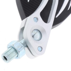SKAIFALL® 2Pcs Universal 7/8 Motorcycle Handlebar Rear View Mirror Bike Mirror White"