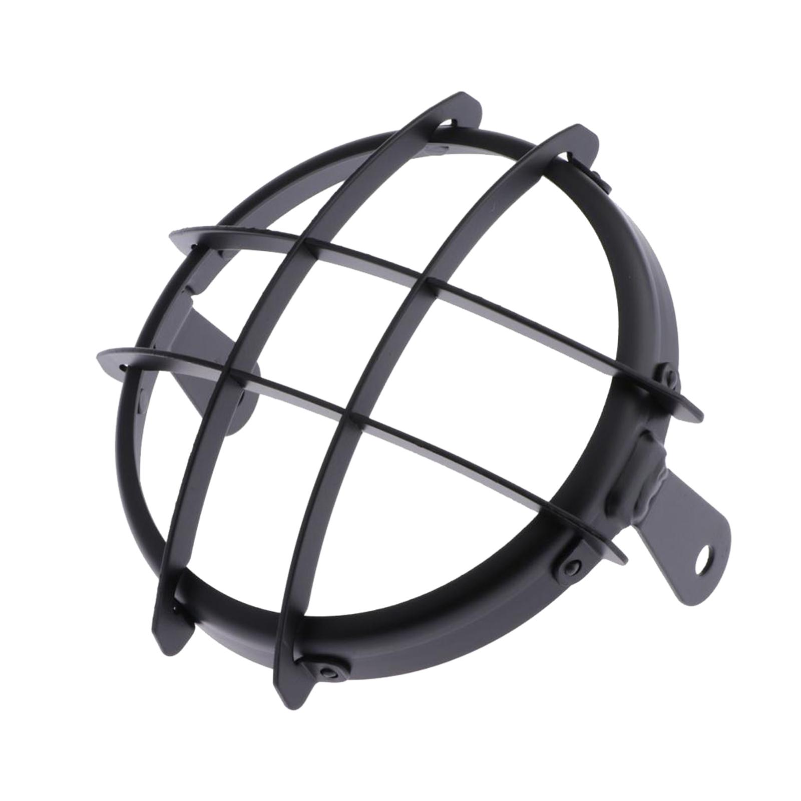 SKAIFALL® 5.75 Inch Black Cnc Aluminum Motorcycle Bullet Headlight Grill Cover - Image 2