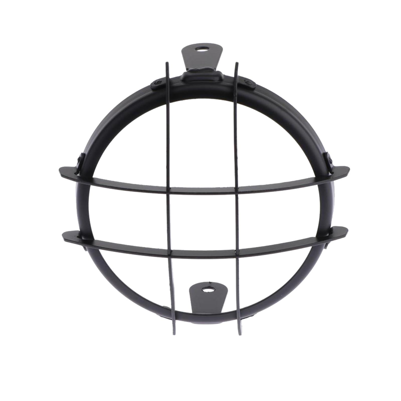 SKAIFALL® 5.75 Inch Black Cnc Aluminum Motorcycle Bullet Headlight Grill Cover - Image 3