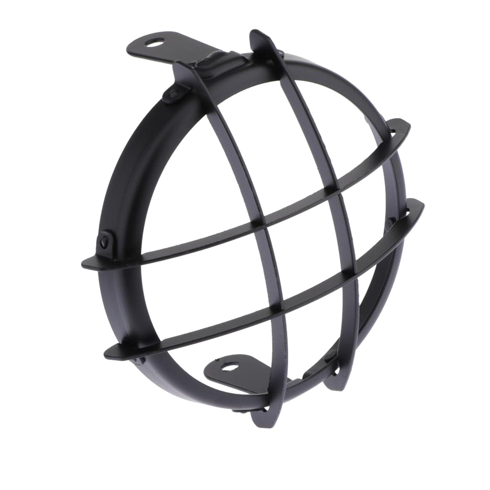 SKAIFALL® 5.75 Inch Black Cnc Aluminum Motorcycle Bullet Headlight Grill Cover - Image 4