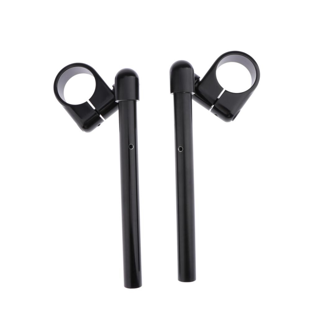 SKAIFALL® 41Mm Cnc Alloy Handlebars Grips Adjustable Clip On Fork For Motorbike Black - Image 3