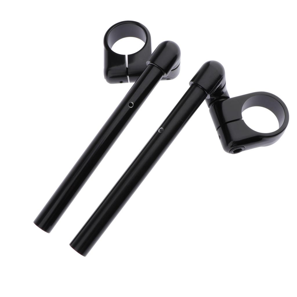 SKAIFALL® 41Mm Cnc Alloy Handlebars Grips Adjustable Clip On Fork For Motorbike Black - Image 4