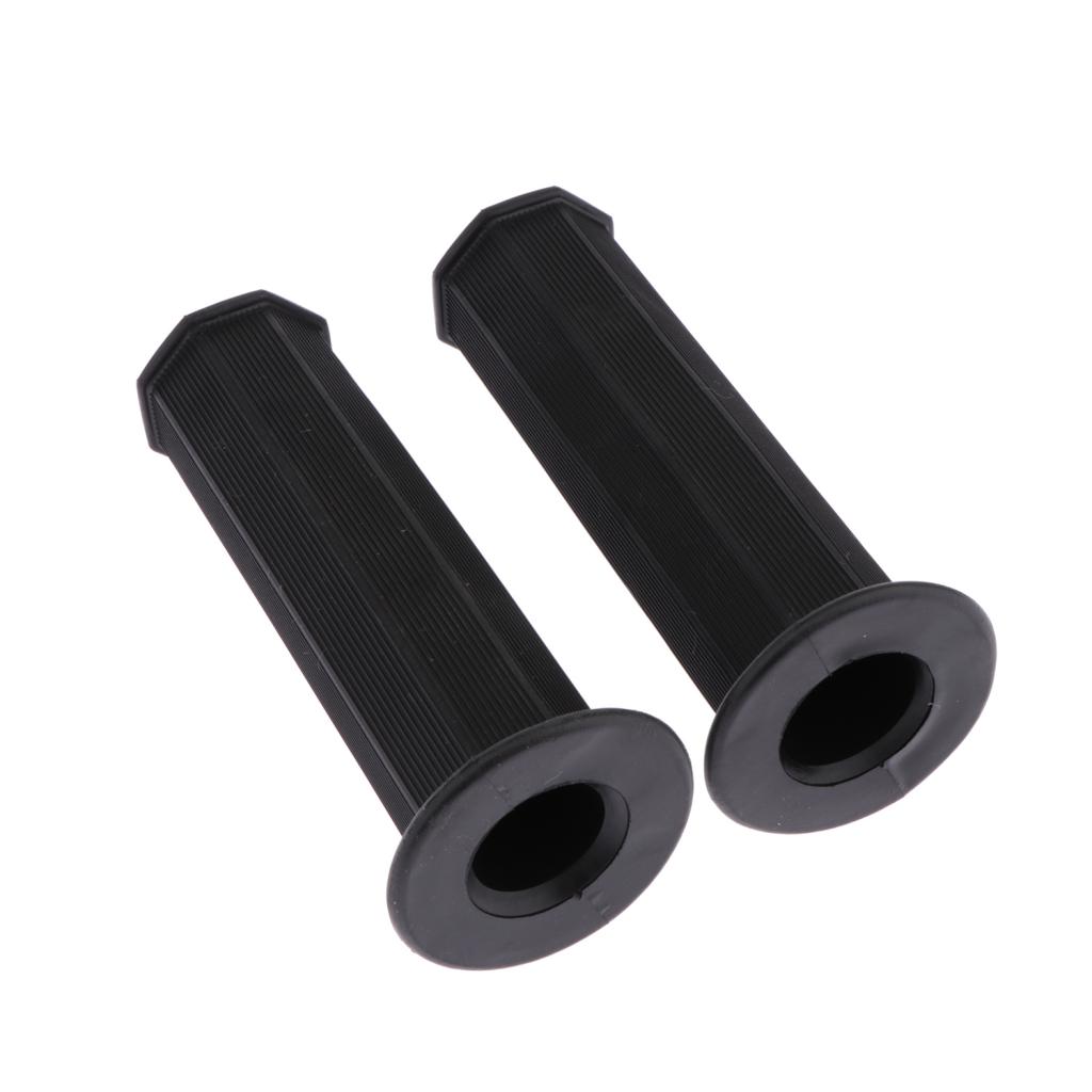 SKAIFALL® 2X 7/822Mm Handle Bar Hand Grip Motorcycle Skid Resistance Cafe Racer Black" - Image 3
