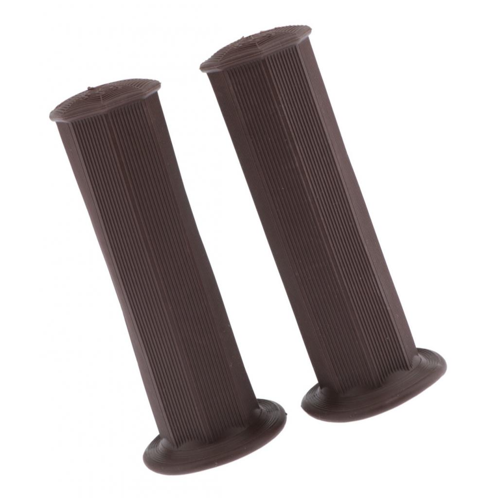 SKAIFALL® 1 Pair Rubber Motorcycle Motorbike Hand Grips 22Mm 7/8 Handlebars Brown" - Image 5