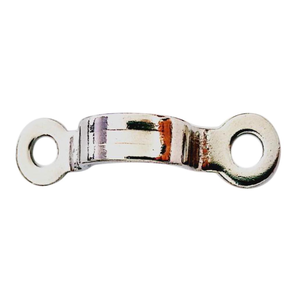 SKAIFALL® Steel Bimini Boat Top Pad Eye Strap Tie Down Footmans Loop Kayak 1.5 X 28.5Mm - Image 2