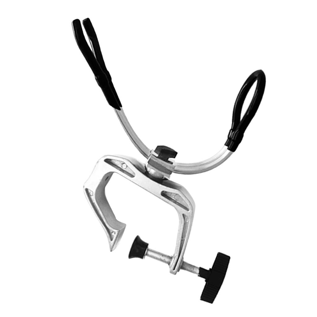 SKAIFALL® Aluminum Fishing Rod Rack Holder Adjustable Removable 360 Kayak Pole Bracket - Image 4