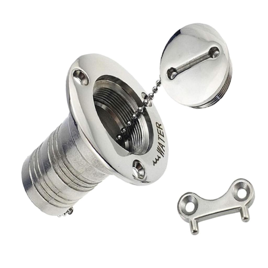 SKAIFALL® 38Mm Marine Boat Water Tank Deck Fill With Key 316 Stainless Steel - Image 2