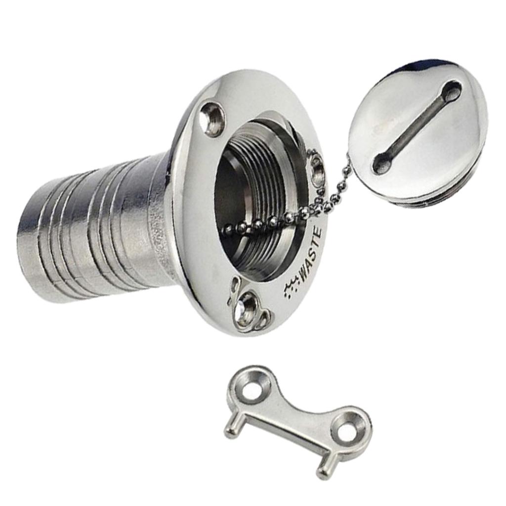 SKAIFALL® 50Mm Marine Boat Waste Tank Deck Fill Cap With Key 316 Stainless Steel - Image 5