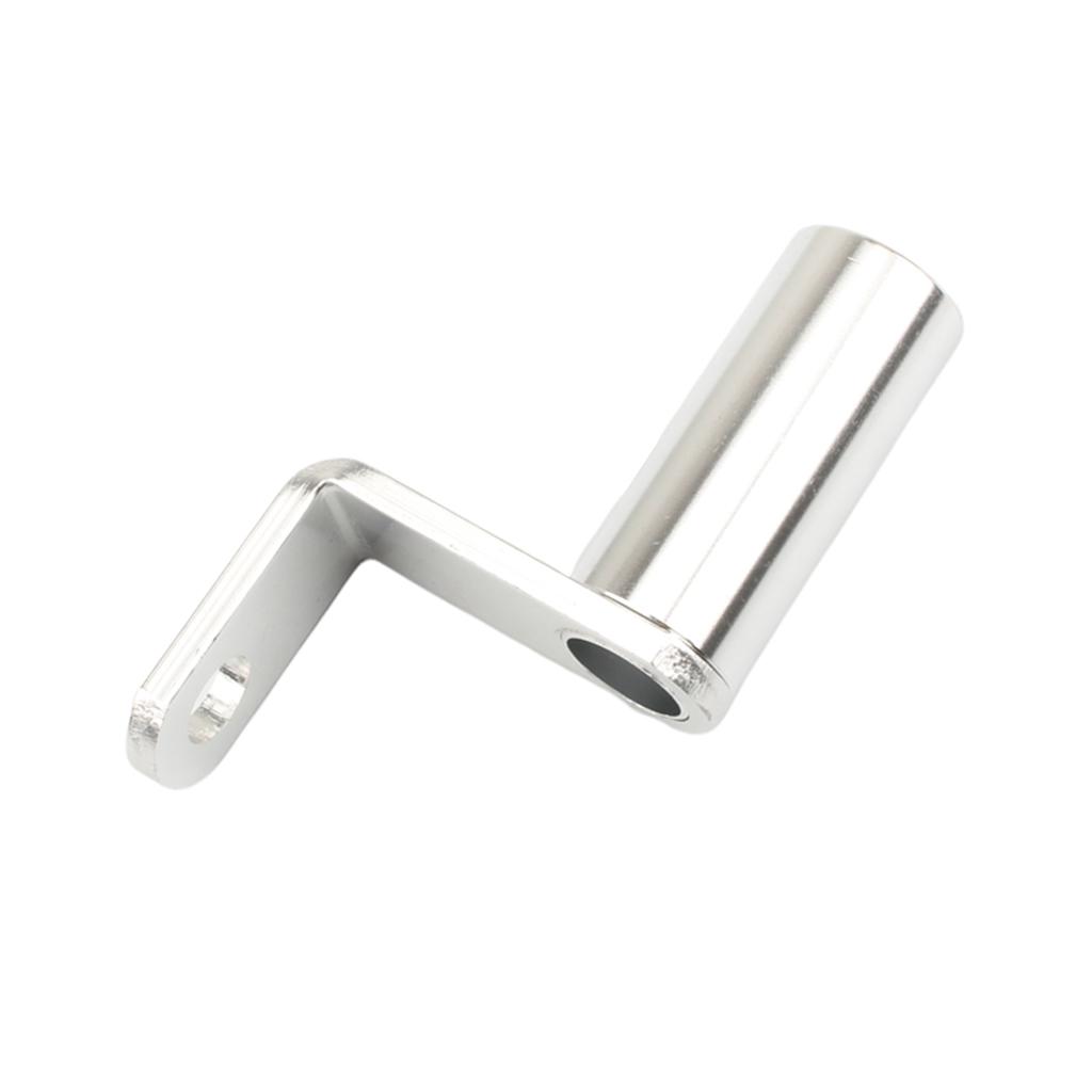 SKAIFALL® Motorcycle Rearview Side Mirror Extender Bar Bracket For Phone Gps Silver - Image 2
