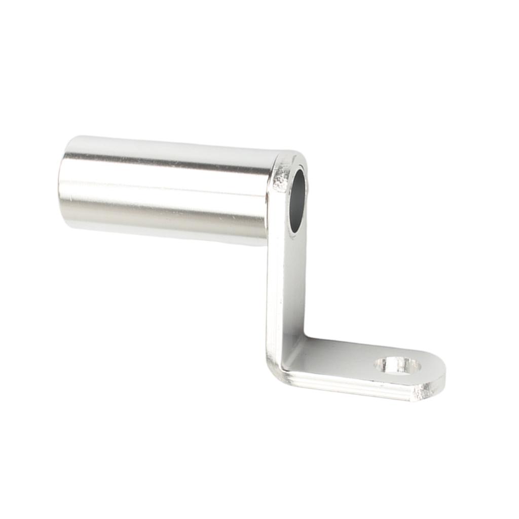 SKAIFALL® Motorcycle Rearview Side Mirror Extender Bar Bracket For Phone Gps Silver - Image 5