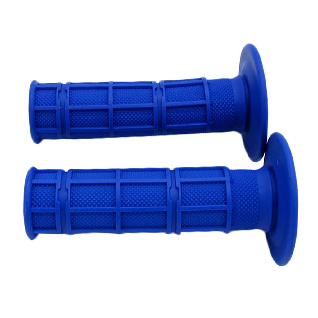 SKAIFALL® 7/8 Dirt Motorcycle Handle Bar Grips Pit Dirt Bike 22Mm Rubber Gel Blue" - Image 2