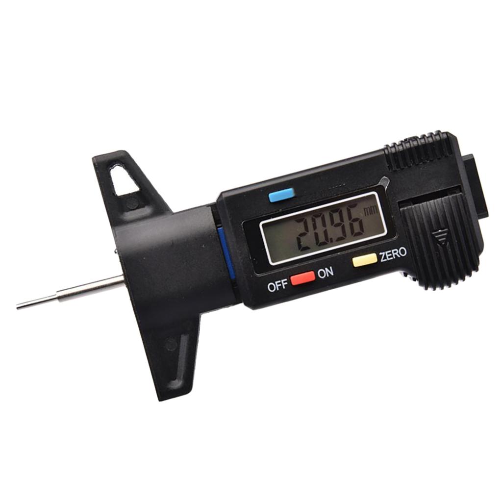 SKAIFALL® Black Tyre Tire Tread Depth Gauge Thickness Meter Tool Monitoring System - Image 5