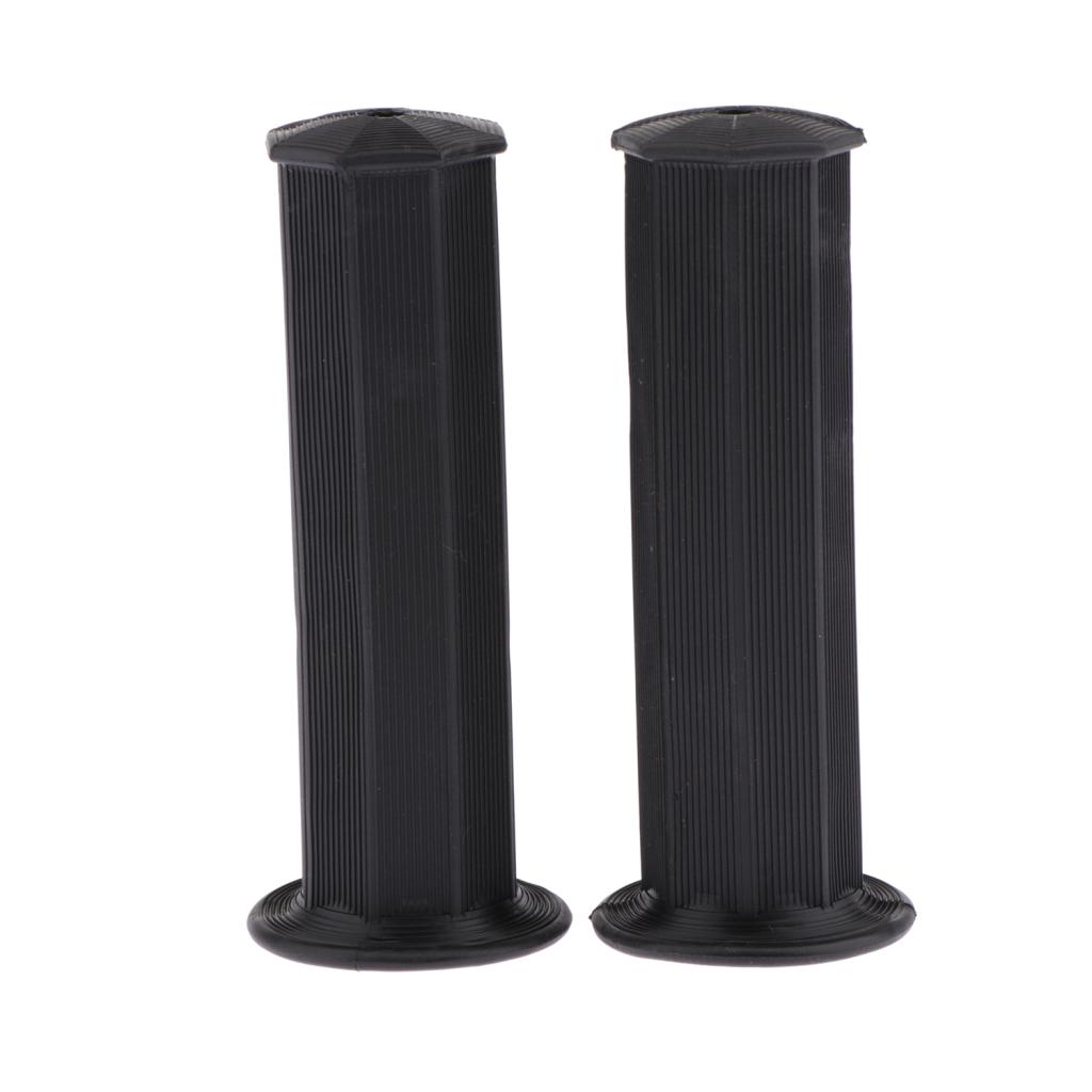 SKAIFALL® 2X 7/822Mm Handle Bar Hand Grip Motorcycle Skid Resistance Cafe Racer Black"