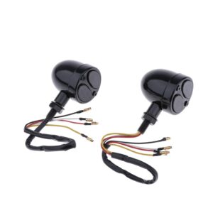 SKAIFALL® 2Pcs Bullet Motorcycle Turn Signal Light Indicator Blinker
