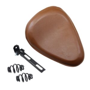 SKAIFALL® Pu Motorcycle Solo Spring Bracket Seat For Sportster Chopper Bobber Custom C