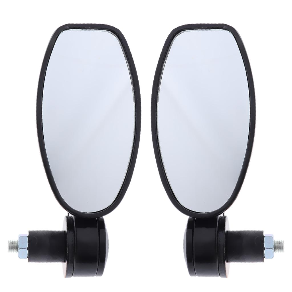 SKAIFALL® Cnc Alloy Side Rear View Race Mirrors For Motorbikes Scooters Black + Black - Image 5