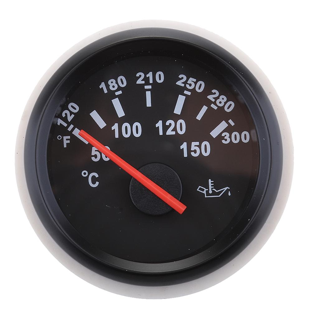 SKAIFALL® 52Mm 2 9-32V 50-150 Celsius Degree Marine Boat Oil Temperature Gauge Type 3" - Image 5