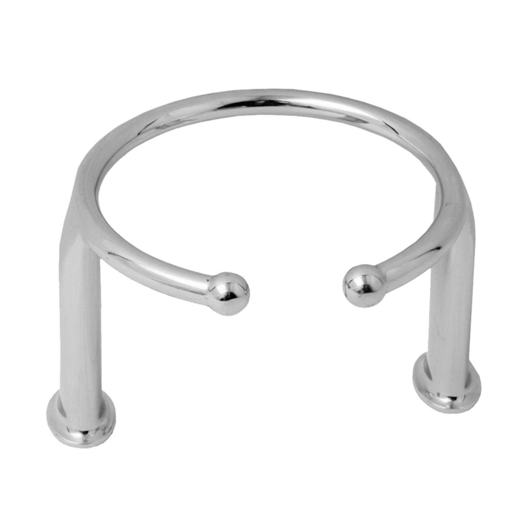 SKAIFALL® Boat 316 Stainless Steel Open Ring Cup Drink Holder Polished Marine Yacht Rv - Image 2