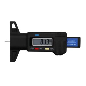 SKAIFALL® Black Tyre Tire Tread Depth Gauge Thickness Meter Tool Monitoring System