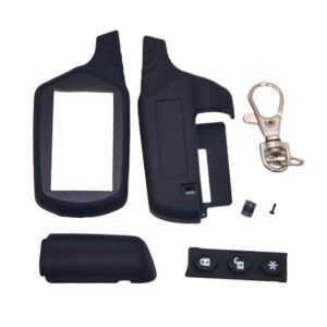 SKAIFALL® Two Way Car Keychain Key Shell Holder For Starline A91 Russian Version