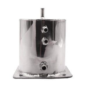 SKAIFALL® Mirror Aluminium Fuel Alloy 1.3Lt Fuel Surge Tank For Motorsport Rally