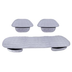SKAIFALL® 1X Car Seat Winter Anti Slip Cushion Soft Breathable Seat Cover Supplies Grey