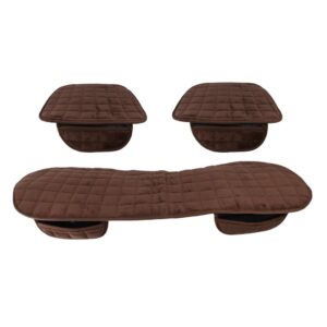 SKAIFALL® 1X Car Seat Winter Anti Slip Cushion Soft Breathable Seat Cover Supplies Brown
